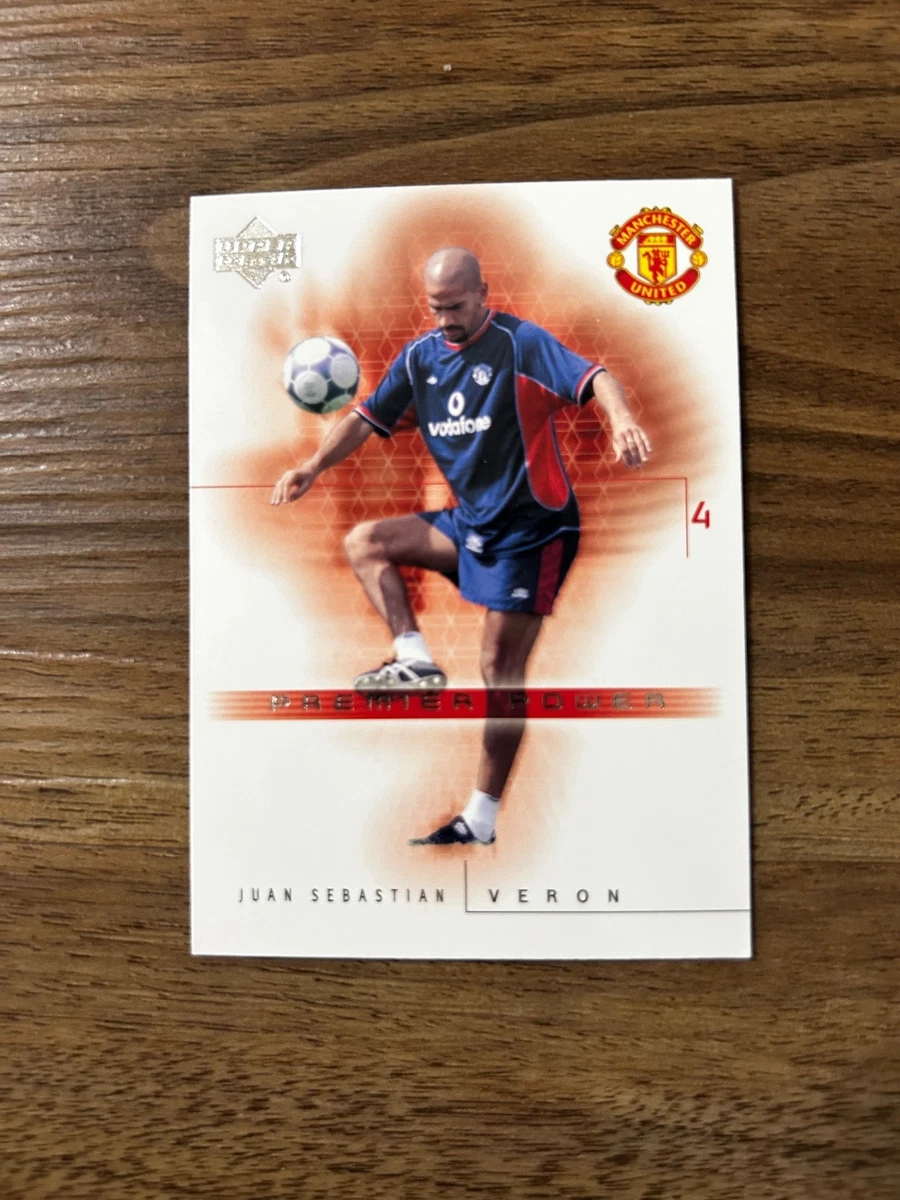 マンチェスター・ユナイテッド VERON 2001-02 Upper Deck Manchester United - Juan Sebastian Veron #45