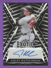 2023 Leaf Exotic - Adley Rutschman - Auto RARE 1/1 Baltimore Orioles - #BA-AR1
