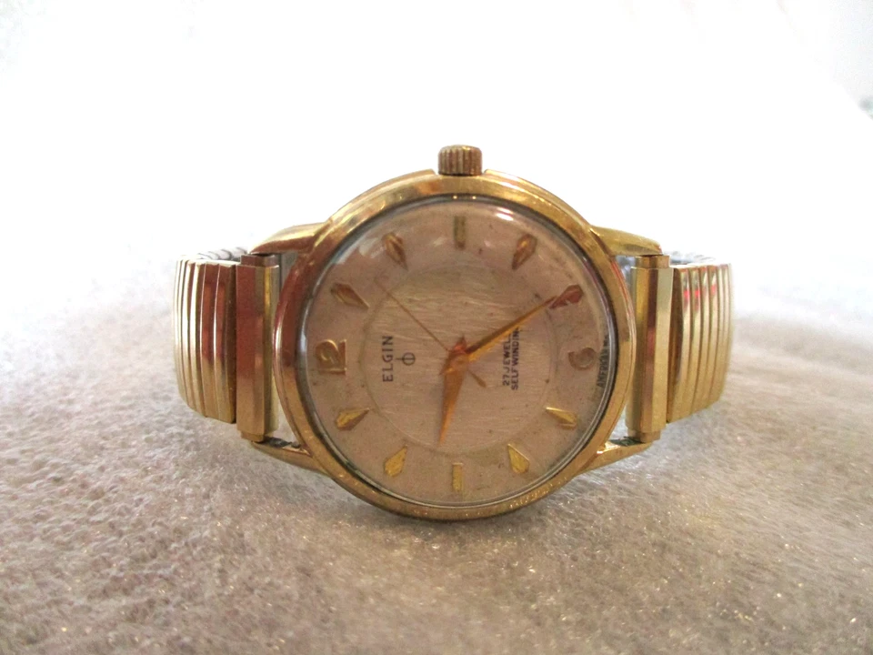 RELÓGIO MASCULINO VINTAGE ELGIN 27j corda automática 761 EUA-FUNCIONA BEM/PRECISA DE SERVIÇO- LEIA - Imagem 2 de 4