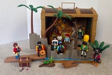 PLAYMOBIL Pirate Island Treasure Chest Carry Case Figures  Accessories, Extras