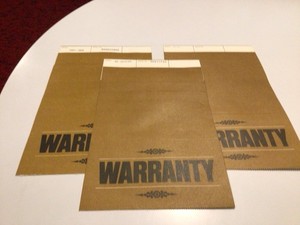 Lot Of 3 Vintage Sansui Warranty Cards Sp-2000 Sp-30 & Sp-20