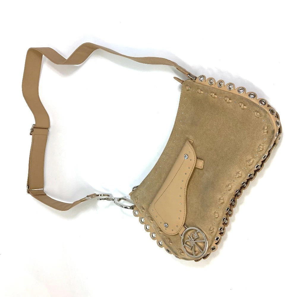 Sac bandoulière Christian Dior selle daim cuir r20_0420