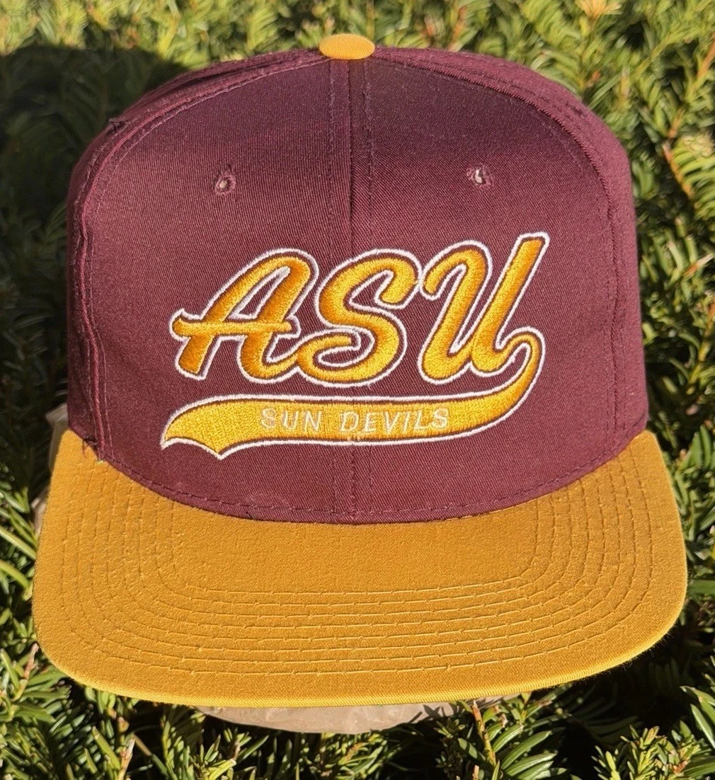 Petit chapeau moyen NCAA Arizona State Sun Devils M730Z jaune bordeaux