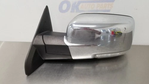 15 DODGE RAM 1500 6X9 POWER EXTERIOR SIDE VIEW MIRROR LEFT DRIVER CHROME