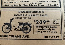 Anuncio vintage Harley-Davidson ~ lata Br mate + enmarcado para regalo cueva hombre