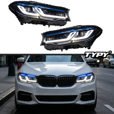 For BMW 5 Series G30 G31 2018-2020  DRL UPGRADE M5 Style Projetor Headlight Set 