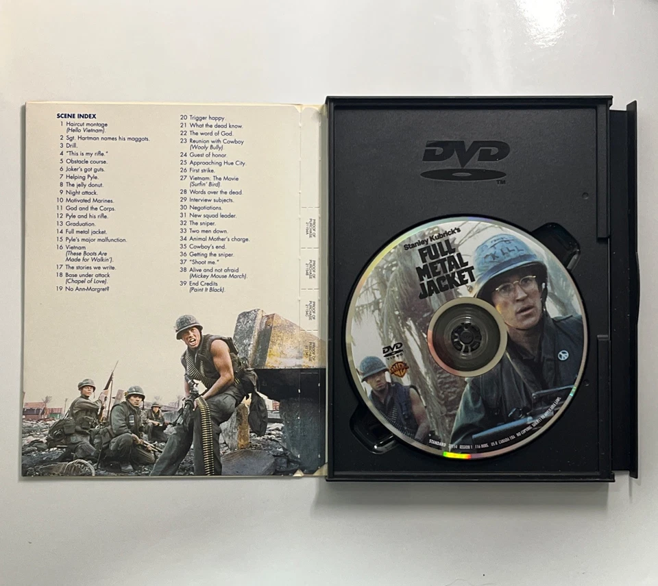 Full metal jacket (DVD, 2001) Mint Disc, Tested & Working Perfectly! - Image 3 of 4