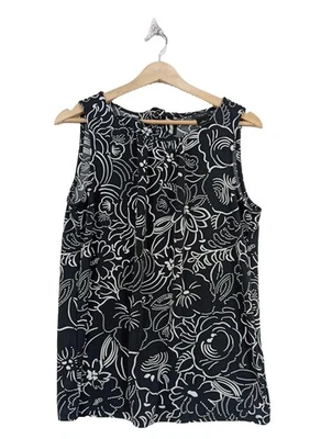 ANN TAYLOR Blusa sin mangas Mujeres Blusa Talla EU 38 gris claro look casual - Imagen 1 de 4