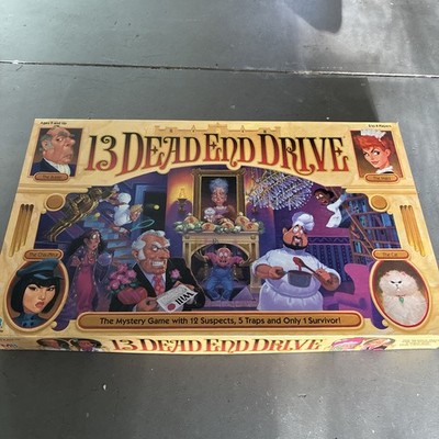 VINTAGE 13 Dead End Drive COMPLETE Milton Bradley 1993 90's Board Game