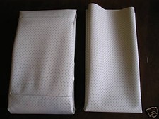 1966 66 VOLVO P1800 COUPE WHITE PERFORATED HEADLINER / ALL PRE-SEWN / USA MADE