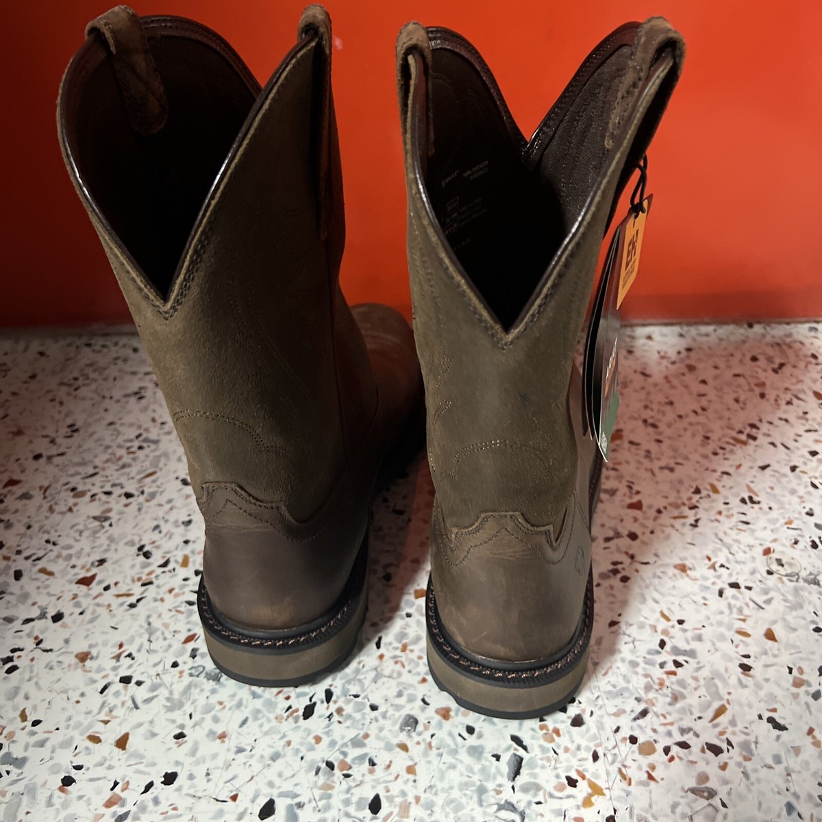 ARIAT Men\'s Work Cowboy Boots Size 13D Leather Model# ASTM F2892-11 EH ARIAT - 11 main image 2
