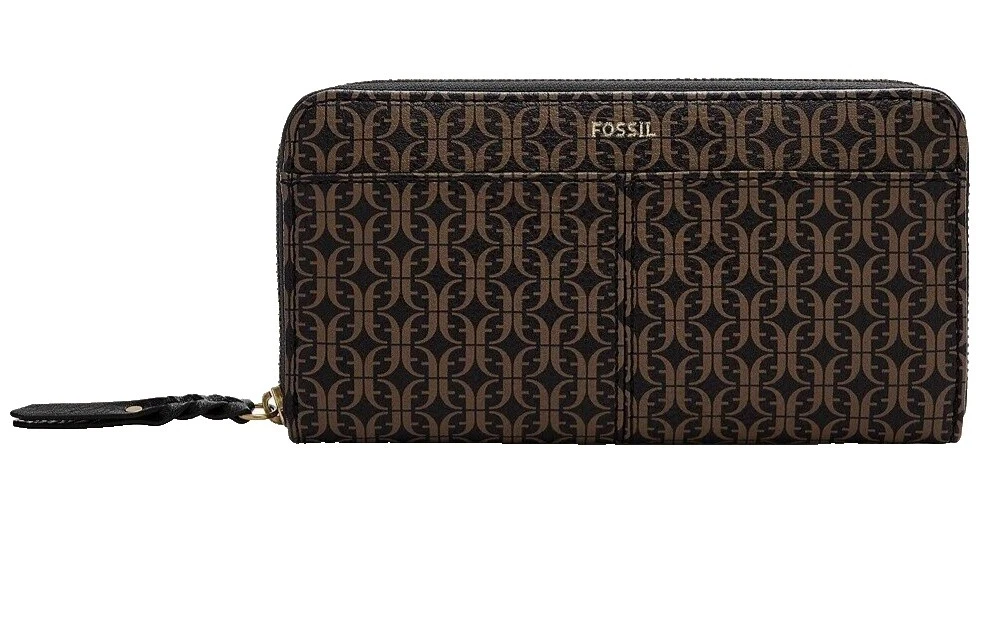 Vinilo negro carteras para Mujeres