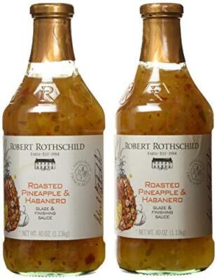Robert Rothschild Farm Roasted Pineapple & Habanero Glaze & Finish Sauce 2 Pack