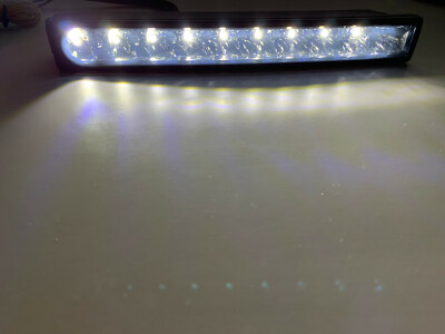 LED Tagfahrlicht Set E4 R87 Prüfzeichen SMOKE DRL High Power Schwarz