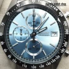 SEIKO Spirit SBTR029 Blue Chronograph Quartz Stainless Men's Watch New in Box