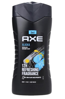 19,97 /L- 6er Pack  Axe Duschgel 3in1 - Alaska Ocean Air & Bergamot Scent- 250ml
