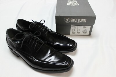 Stacy Adams Mens 12M black dress shoes Calhoun style | eBay display picture 2
