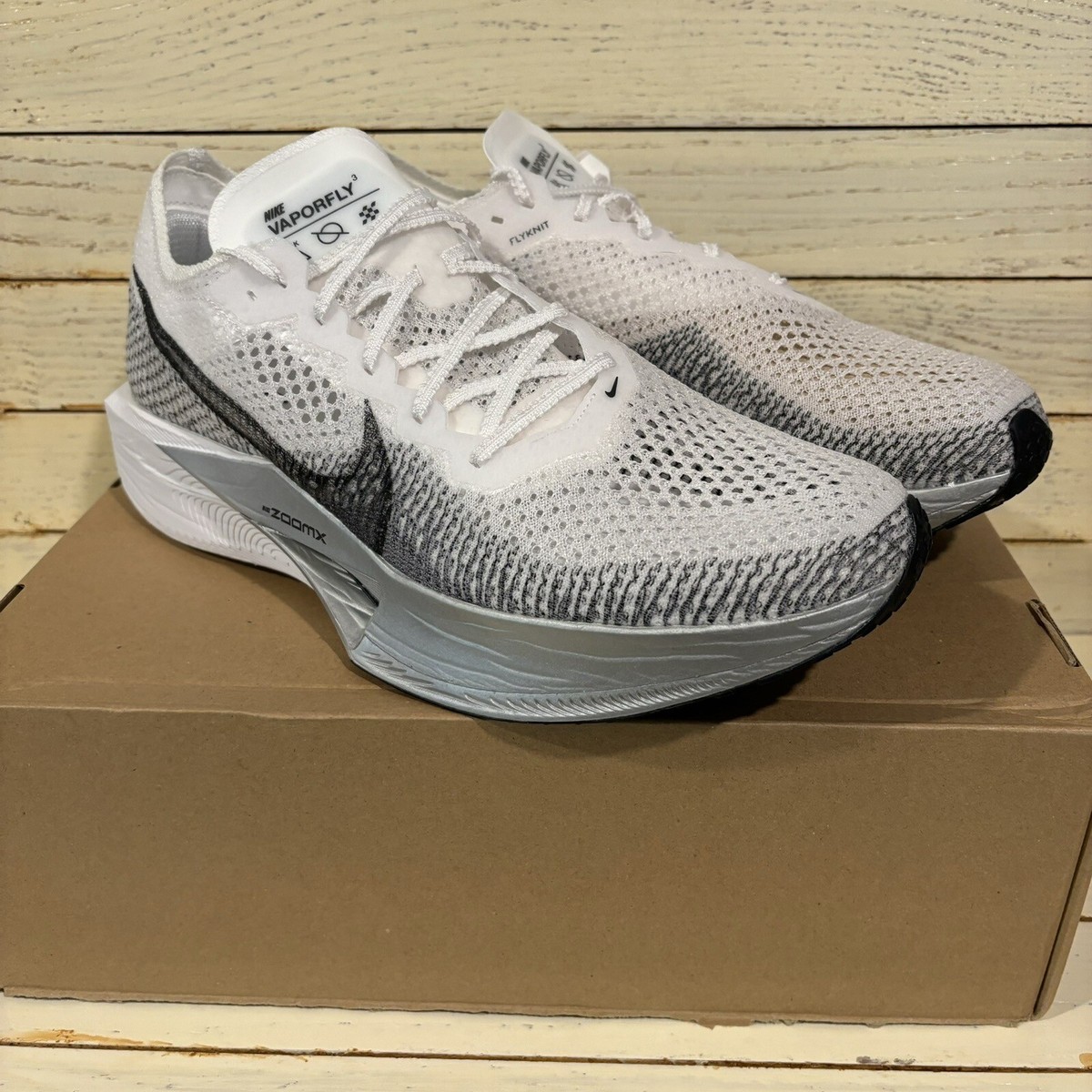 Nike ZoomX VaporFly Next% 3 'White Particle Grey' DV4129-100 Nike ZoomX VaporFly Next% 3 'White Particle Grey' DV4129-100