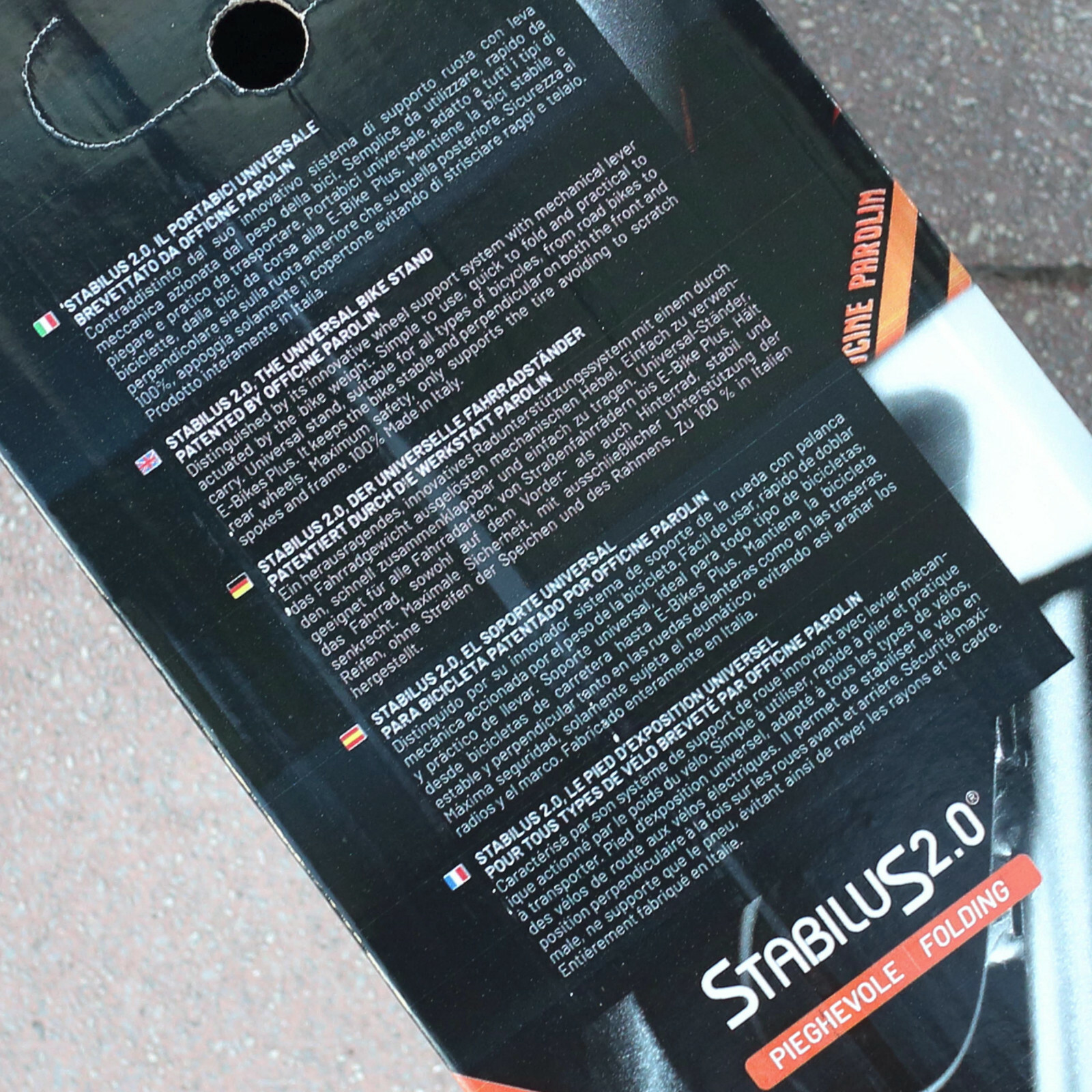 Stabilus 2.0 Abstellständer universal faltbar für Reifen bis Plus  