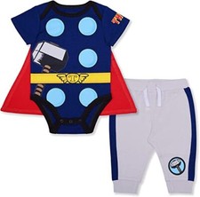 Marvel Thor Baby One Piece Sweeper & Jogger S...