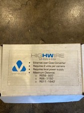 Veracity Highwire VHW-HW Ethernet over Coax Converter New