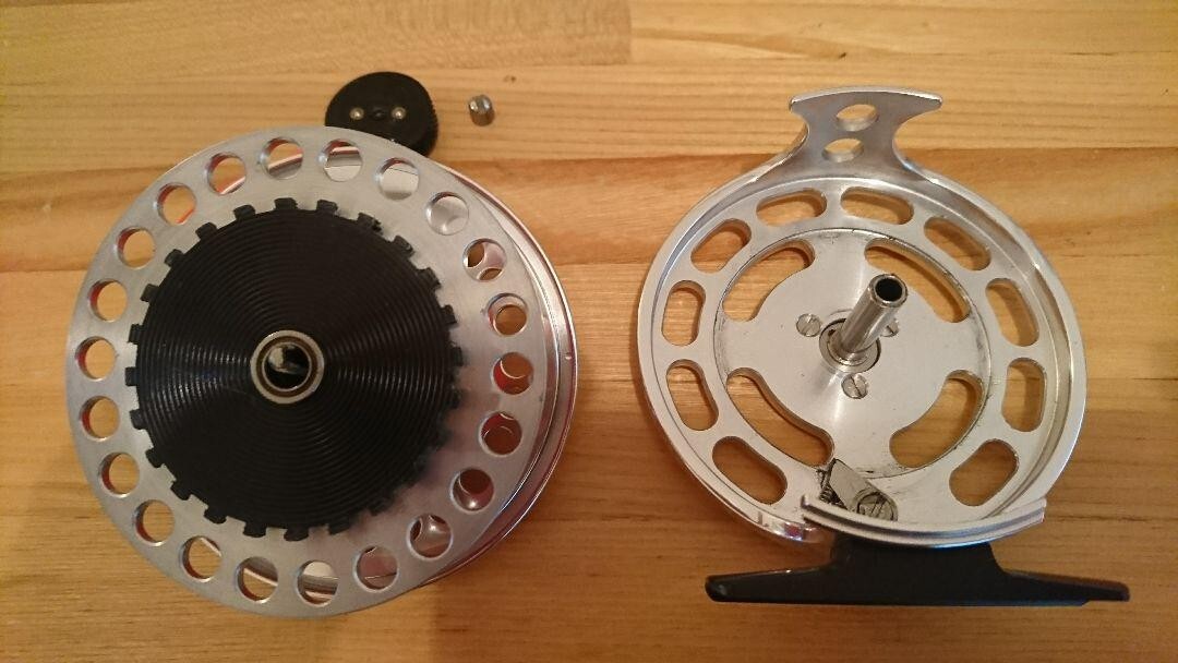 Abel BG 1 ported Clear Fly Reel Fishing Used From Japan JP Free Shipping F/S