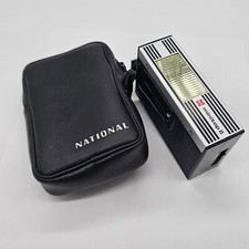 Vintage National Mini Top II Camera Mount Flash Unit PE-201 W/ Case - UNTESTED