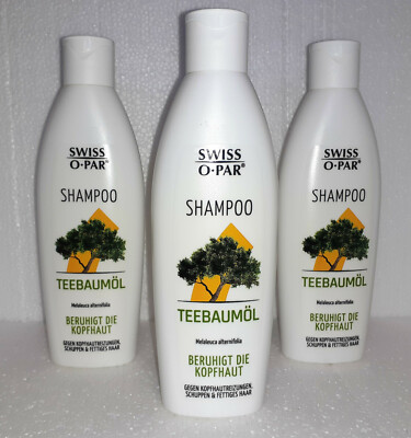 Teebaumöl  Swiss-O-Par Shampoo 3 x 250 ml 