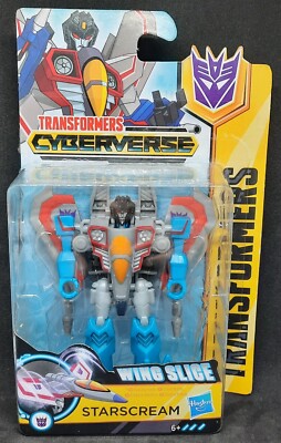Transformers Cyberverse Scout Wing Slice Starscream MOSC Neu
