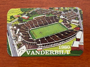 CFB 1980 VANDERBILT COMMODORES College Football Schedule Stadium