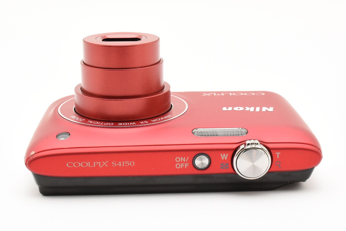 Nikon COOLPIX S4150 レッド Nikon Coolpix S4150 Digital Camera 14.0 Megapixels Red From