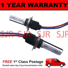 2X BULBS FOR AFTER MARKET HID CONVERSION KIT XENON 8000K BLUE 35W WIRE IN