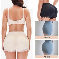 Women Hip Butt Lifter Enhancer Briefs Padded Boxer Underwear Skinny Panty Shaper