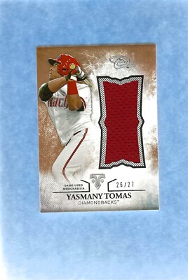 2015 Topps Triple Threads Unity Relics #UJR-YT Yasmany Tomas Jersey /27