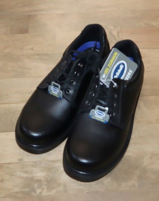 MENS DR SCHOLLS SHOES 13 W CAREER BLACK GEL  COMFORT SLIP RESISTANT EUC Dr Scholl main image 4