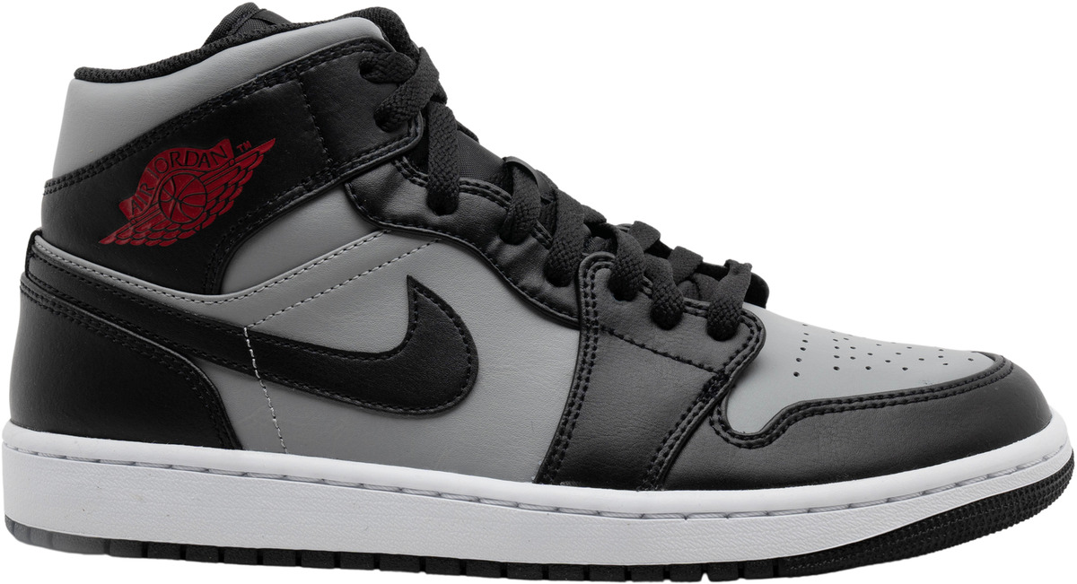 Nike Air Jordan 1 Retro Mid Shadow Grey White Black UK 5 9 10 11 US New