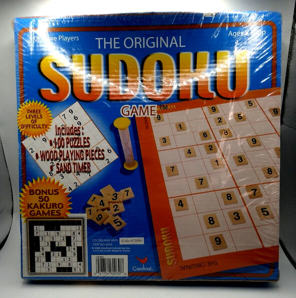 New in Package The Original Sudoku Wood Playing Pieces - Image 2 of 4