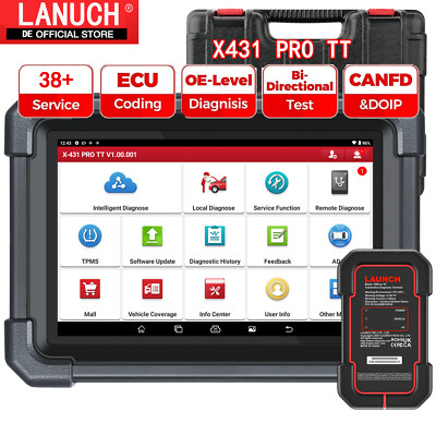 2026 LAUNCH X431 PRO TT KFZ Diagnosegerät OBD2 Scanner CAN FD ADAS Online Coding