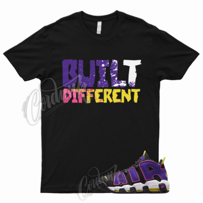 BUILT T Shirt to Match Air More Uptempo '96 Court Purple Hyper Pink Multi Color