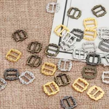 Tri-Glide Mini Buckle 20pcs Doll Bags Buttons Shoes Ultra-Small Belt Accessories