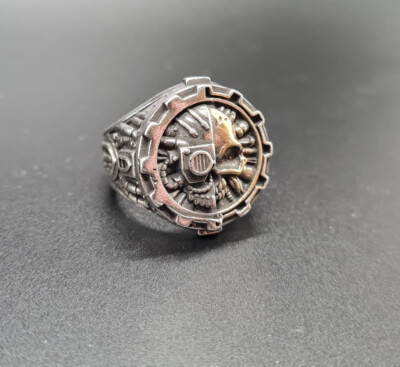 Ring Adeptus Mechanicus -  Machine Spirit - Tech-Priest - 18mm größenverstellbar