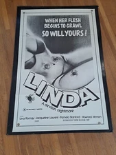 Linda Original 1976 Movie Poster Tri-folded 27x41 1sh 