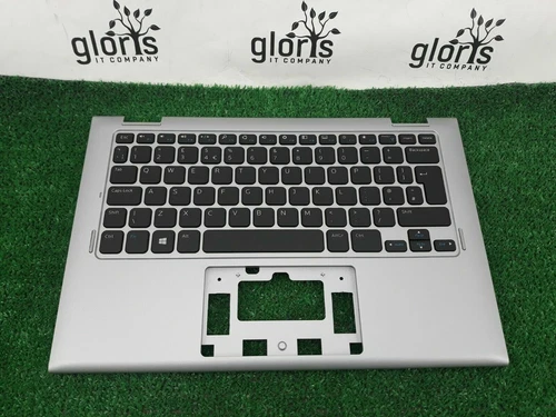 NEW Genuine Dell Inspiron 11 3147 3148 Silver Palmrest UK Keyboard 0Y3KM6 0FPRN8