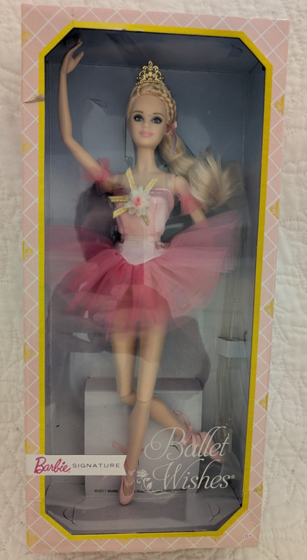 Barbie Signature Ballet Wishes Signature Doll 2017 DVP52 New In Box