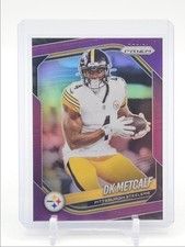 DK METCALF 2025 PANINI PRIZM FOOTBALL PURPLE STEELERS #12 /125 Q4647