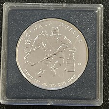 1993 Canada Proof Silver Dollar (Stanley Cup 100th ) In Capsule 