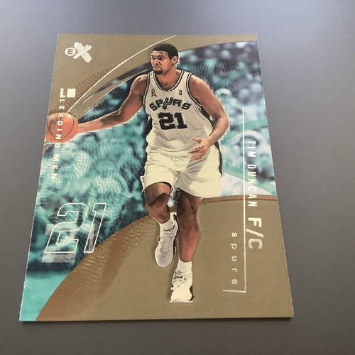 Tim Duncan #89 2001 Fleer E-X card
