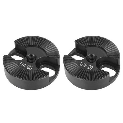 2xCAMVATE ARRI-Style Rosette Mount Adapter w/1/4''-20 Center Thread fr Camera Rig