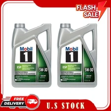 2 Pack Mobil 1 ESP European Car Formula Full Synthetic Motor Oil 5W-30, 5 Quart