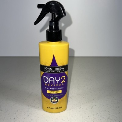 John Frieda Day 2 Revival Curl Reset Spray 6 Oz Brand New